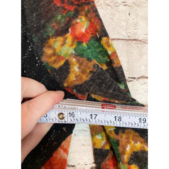 This & That Top Womens Small Artsy Art To Wear Mixed Textures Sequin Crochet - Picture 9 of 14